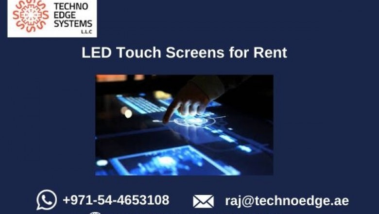 How can Touch Screen Rentals Boost your Event in Dubai?