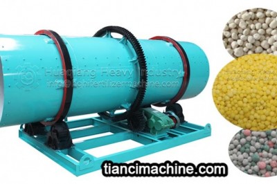Granulation process of compound fertilizer production equipment drum granulator