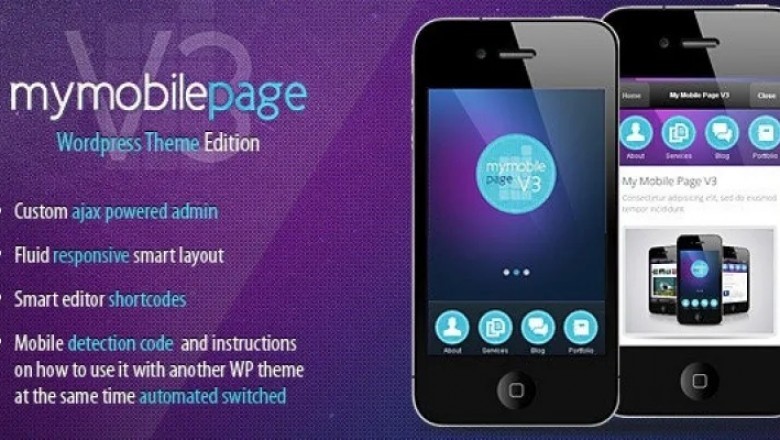 My Mobile Page V3 WordPress Theme