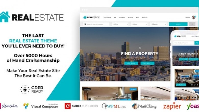 Real Estate 7 WordPress Theme - Best Real Estate Theme