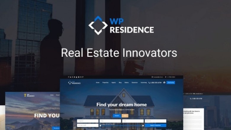 Residence Real Estate WordPress Theme.