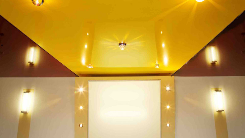 Dropped ceiling  what exactly is a stretch ceiling?