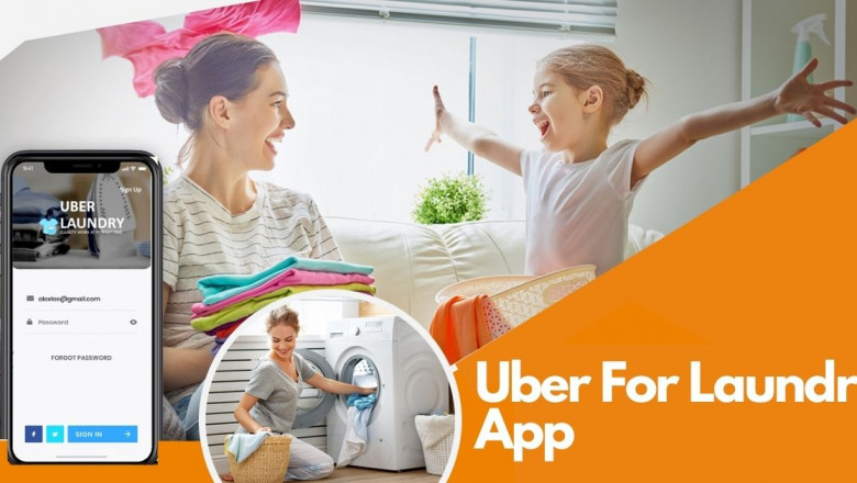 Kickstart your laundry delivery service with our irresistible Uber for laundry app solutions
