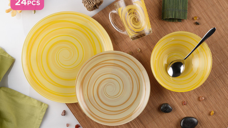 Luminarc Decorative Simply Burrel Dinnerset - 24pcs
