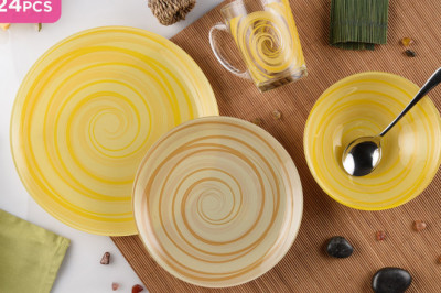 Luminarc Decorative Simply Burrel Dinnerset - 24pcs