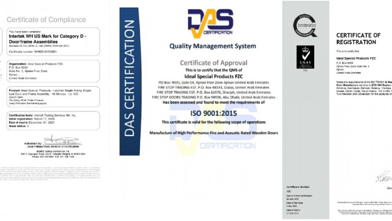 ISO certified company