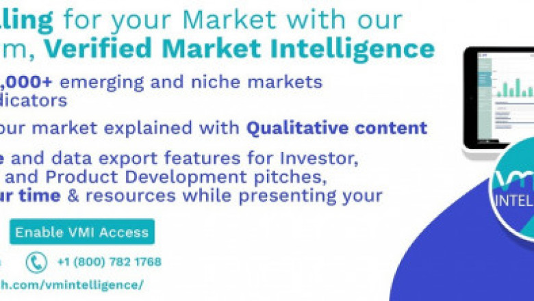 Verified Market Intelligence - You can now measure areas of growth, predict the future with actionable insights and decide their next move