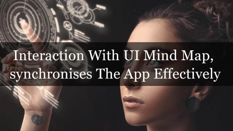 Interaction With UI Mind Map synchronizes The App Effectively