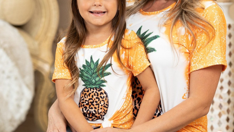 Spring Casual Dresses For Mom And Girl