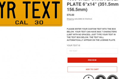 1930 california license plate