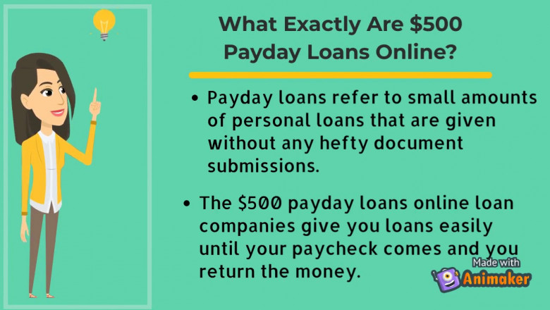 How To Get $500 Payday Loans Online????