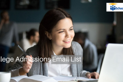 College Admissions Email List
