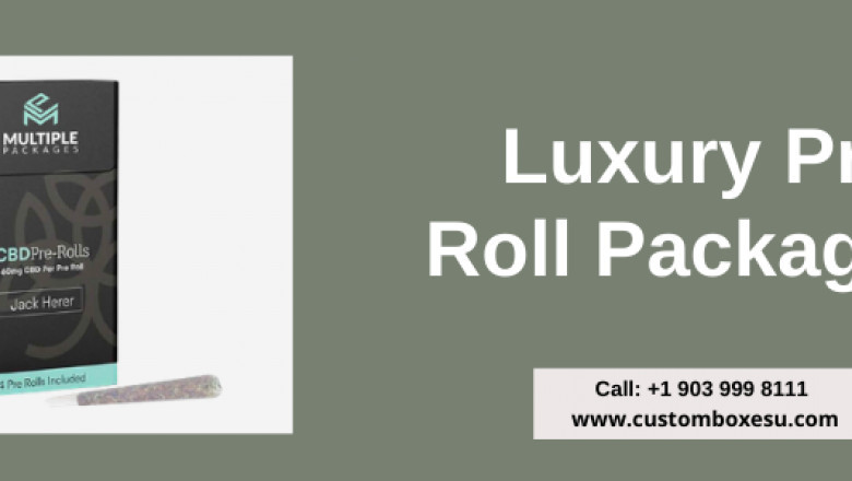 Luxury pre roll packaging in Multiple Designs & Huge Variety in USA