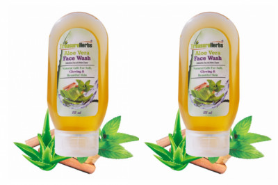 TreasureHerbs -Natural Hydrating Aloe Vera Face Wash for all