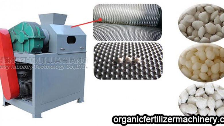 The roll skin of double roller granulator is wear resistant and firm