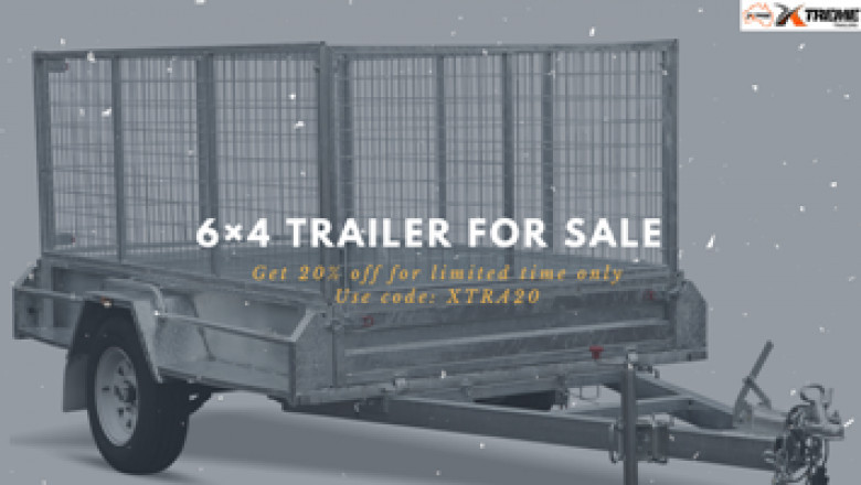 Get high quality 6×4 Trailer for Carrying Heavy Equipments