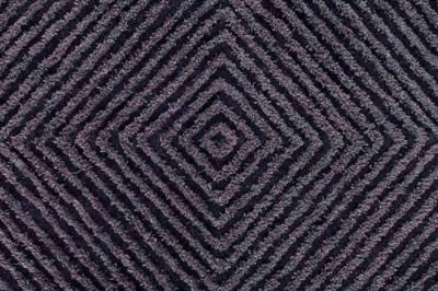 Hand-Woven Contemporary Geo Box Line Brooklyn Charcoal Area Rug Carpet Sale