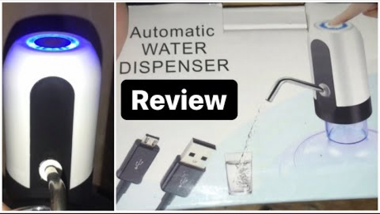 Automatic Water Dispenser Review by Real Reviews | Automatic Water Dispenser Pump Sent by Nestle
