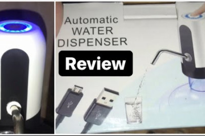 Automatic Water Dispenser Review by Real Reviews | Automatic Water Dispenser Pump Sent by Nestle