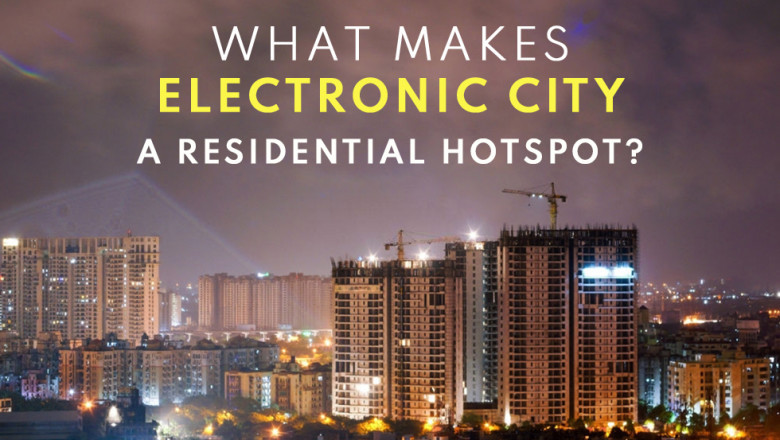 What makes the Electronic City residential hotspot?