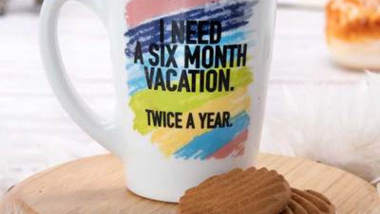Luminarc 1 Piece Decorative Vacation - Quotes Mug