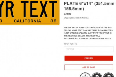1936 california license plate