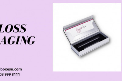 Customized lip gloss boxes Printed logo & Design in Texas, USA