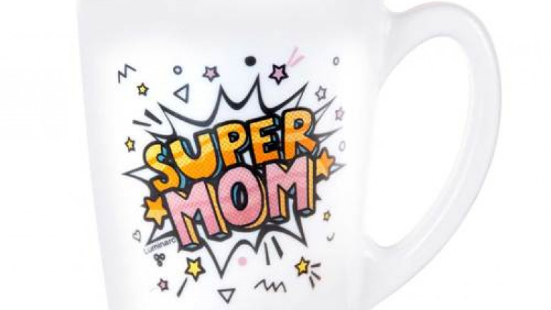 Luminarc 1 Piece Decorative Super Mom - Mothers Day Mug