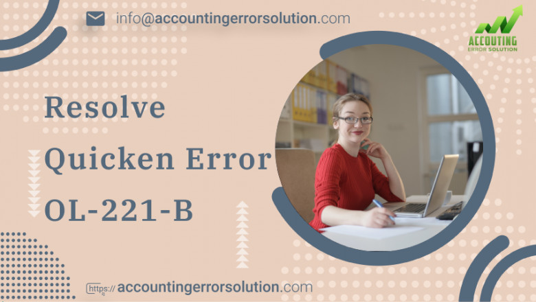 Effective Steps to Resolve Quicken Error OL-221-B
