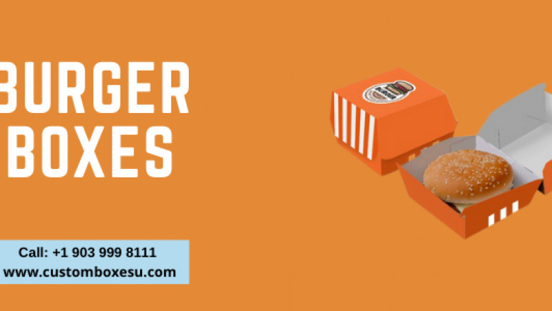 Burger Boxes with Printed logo & Design in Texas