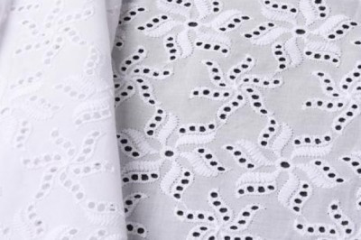 Georgette Embroidery Fabric Hakoba
