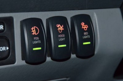 LED LIGHT BAR LASER ROCKER SWITCH