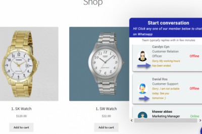 Woocommerce whatsapp chat plugin
