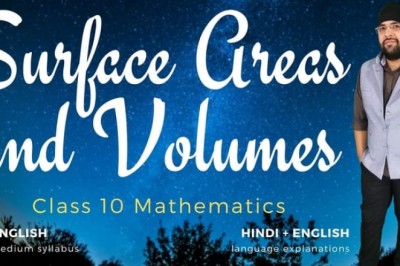 Surface Areas and Volumes Class 10 Maths| Mathyug