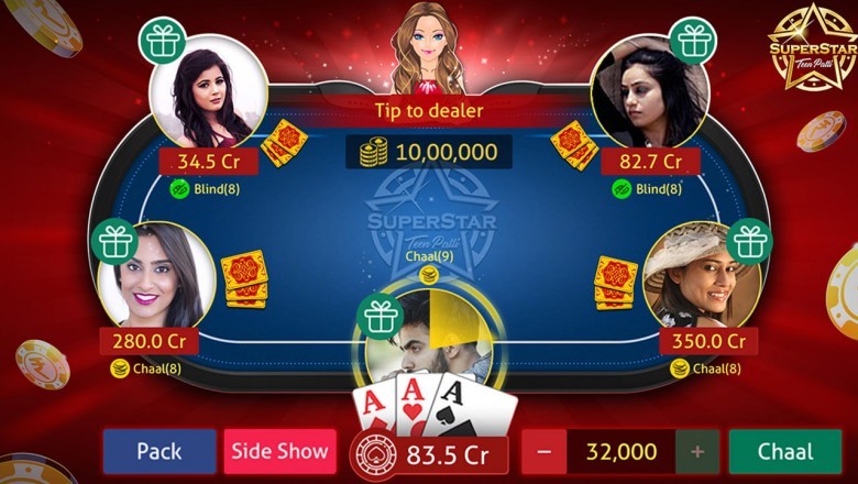3 Patti Superstar Games, Teen Patti Cash, Online Teen Patti Real Money - Artoongames