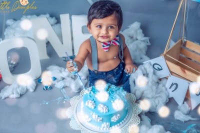 The Best Cake Smash Photographer in Bangalore - Little Dimples By Tisha