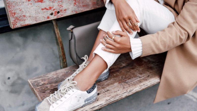 Golden Goose Sneaker patch at tongue