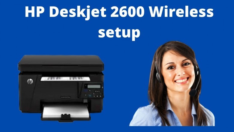 123 HP Deskjet 2600 Printer Setup and installation
