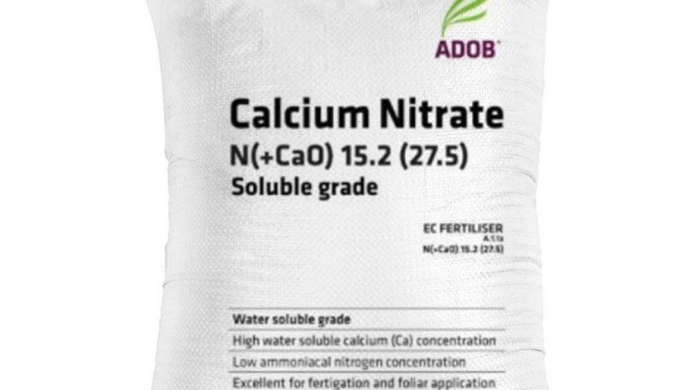 Calcium nitrate composts guarantee high worth quality field crops