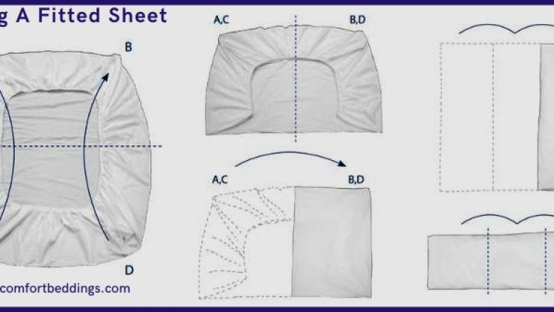 how to fold a fitted sheet video
