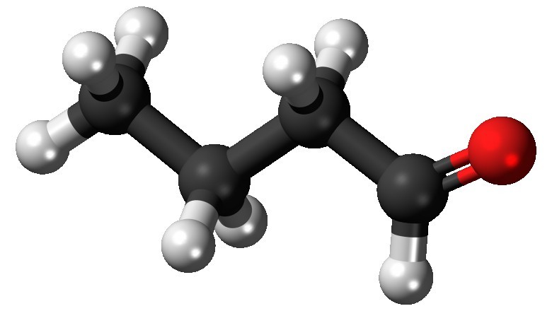 Butyraldehyde is an important organic molecule with widespread use in cosmetics, antiseptics, and the petrochemical sector