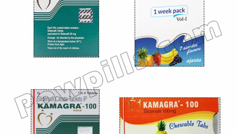 Kamagra Oral Jelly (Sildenafil Citrate) 100mg, Ajanta Pharma | Powpills