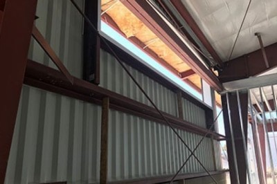 Wind bracing steel building, stability & cross bandage and braces