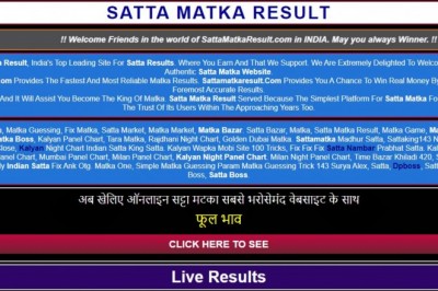 Satta Matka Result India's Top Leading Site For Satta Results