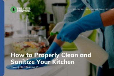 How to Properly Clean and Sanitize Your Kitchen