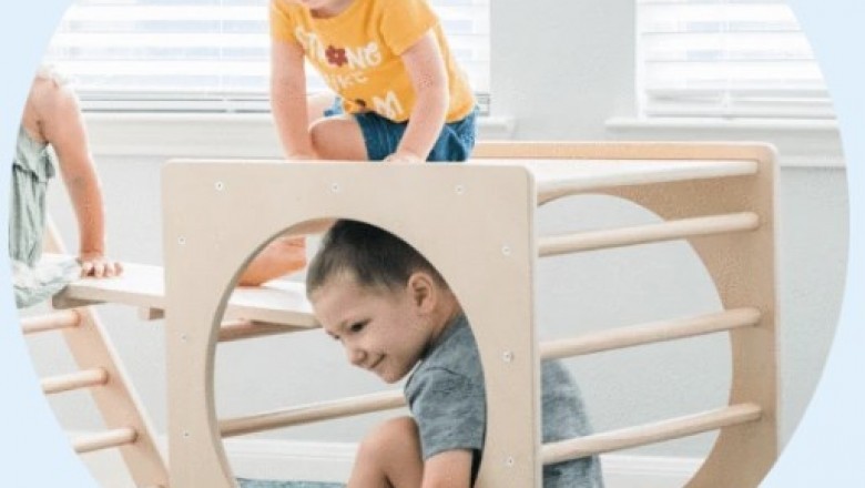 Wooden Climbing Toy