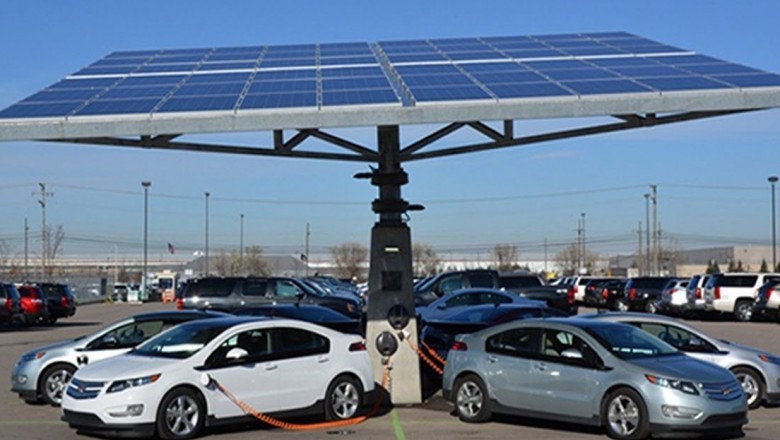 APAC Electric Charging Station; Supplies Electric Energy to Charge Plug-In Electric Vehicles