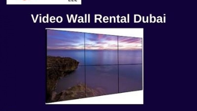 What is the Innovative Way for Renting Video Wall in Dubai?