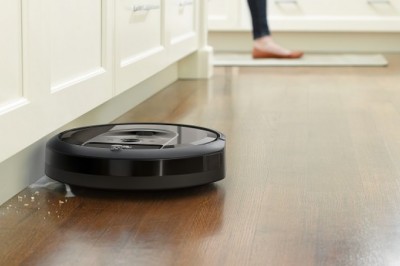 Residential Robotic Vacuum Cleaners Use Intelligent Sensors And Cameras Mounted On The Top For Cleaning The Top Corners
