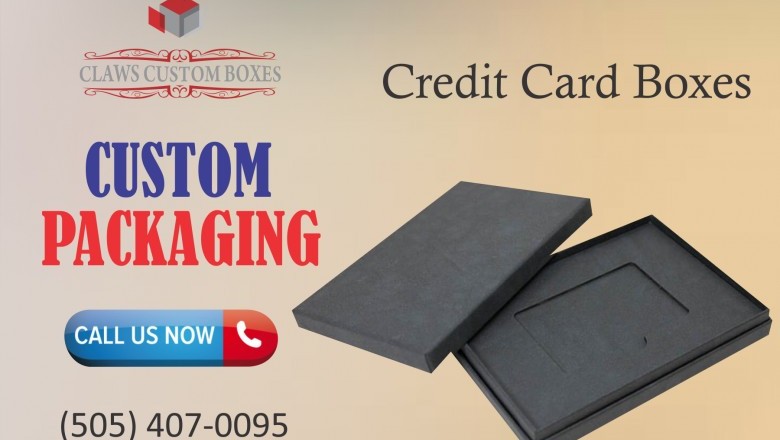Custom credit card boxes get with amazing packaging